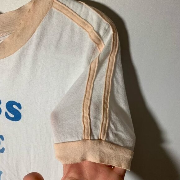 Wildfox Kiss Me Wright Tee Retro Crewneck Size XS Short Sleeve 100% Cotton New - Picture 3 of 8